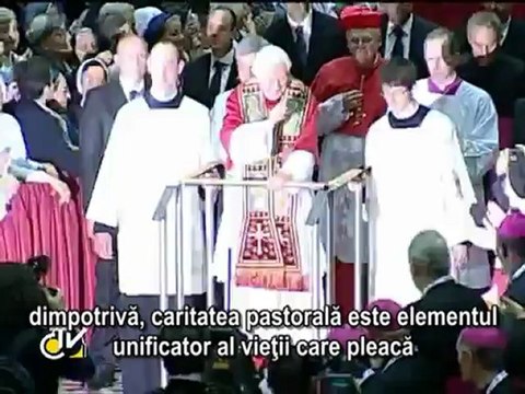 Benedict al XVI-lea: „Cristos este totul pentru noi”