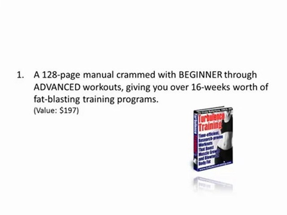 Fat Loss Workouts - Turbulence Training - SlimmingPoint.com