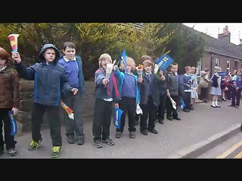 Forfar Olympic Torch Goes Through The Town