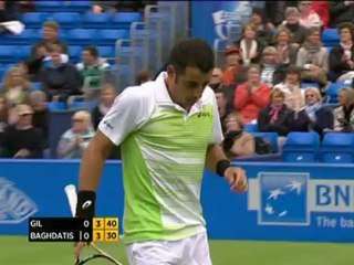 Baghdatis batte Gil - Queen's, 1° turno