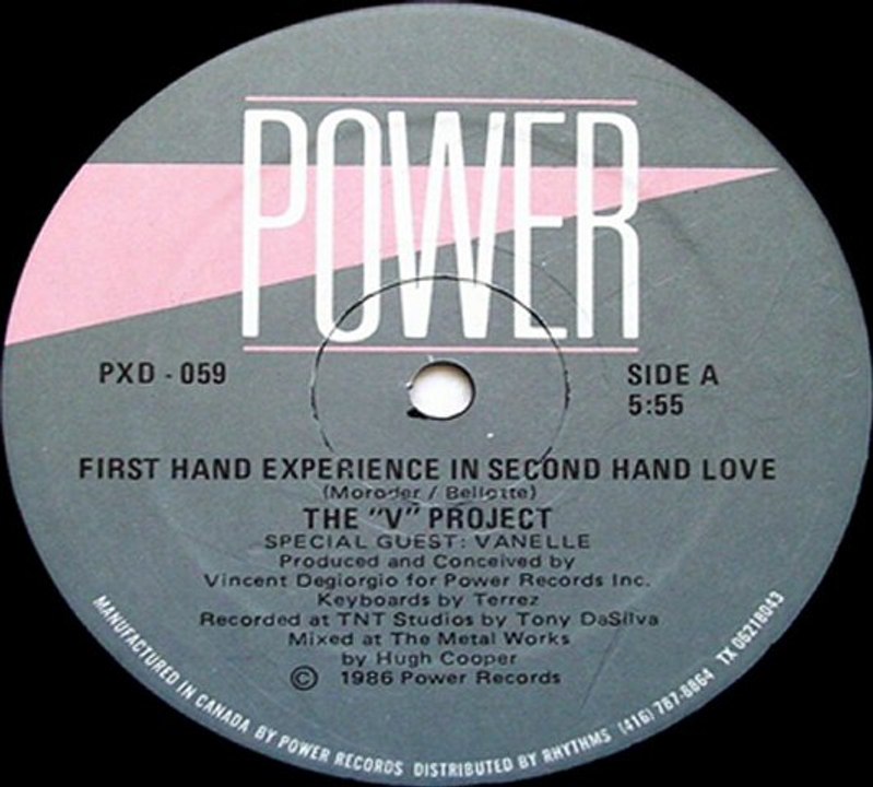 The V Project - Firts Hand Experience In Second Hand Love