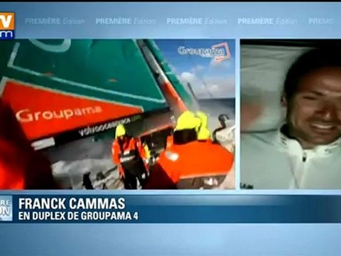 Volvo Ocean Race : l'équipage de Franck Cammas en tête de la 8e étape