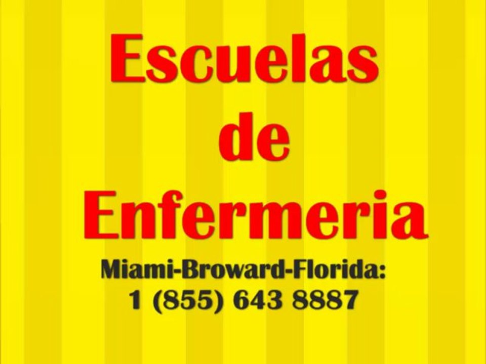 Escuelas de Enfermeria en Miami "Escuelas de Enfermeria"