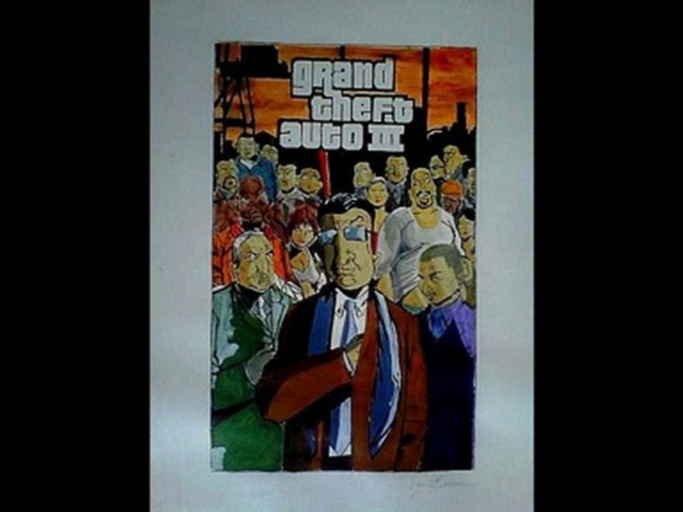 Grand Theft Auto III Drawing