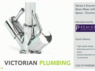 Series 2 Economy Mono Basin Mixer with Swivel Spout - Chrome - FJ317