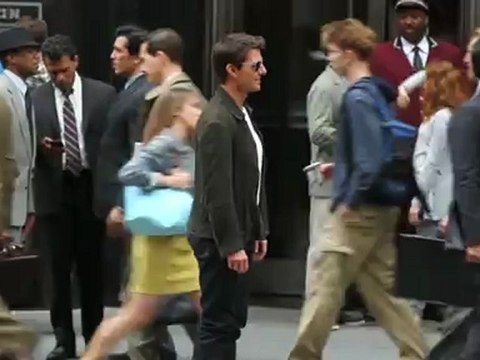 Tom Cruise Films 'Oblivion' in New York City