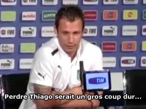 Cassano : Thiago Silva, impossible à remplacer