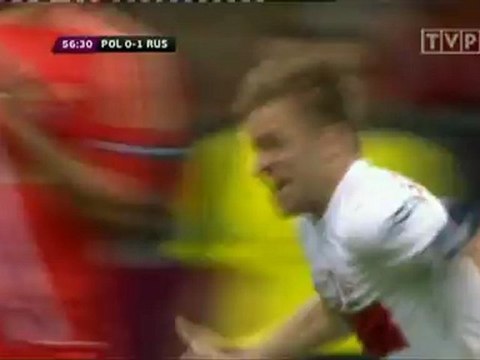 Polska-Rosja 1-1 euro 2012