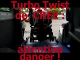 « Turbo Twist » de CREE : un fauteuil roulant électrique dangereux dispo au salon du handicap !