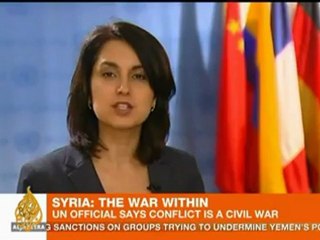 UN official calls Syria conflict 'civil war'
