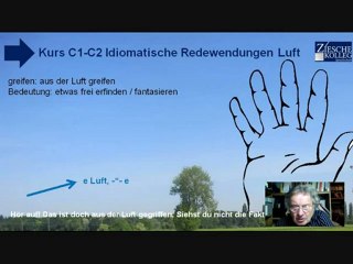 C1-C2 idiomatische Redewenungen Hör- und Lesetext aus der Luft gegriffen