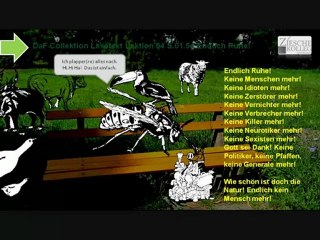 DaF Coll. Kap.01 Negation "kein" Lesetext Ruhe, keine Sau mehr da