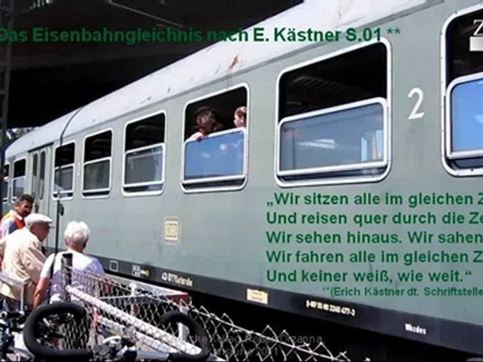 Eisenbahngleichnis  von Erich Kästner Lesetext S.01