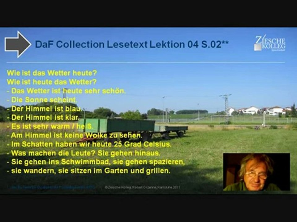 DaF Collection Kap. 01 Lektion 04 S.02 Wie ist das Wetter?