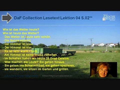 DaF Collection Kap. 01 Lektion 04 S.02 Wie ist das Wetter?