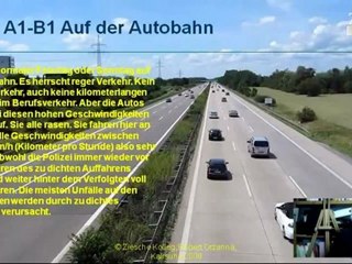 A1-B1 Auf der Autobahn Lesetext
