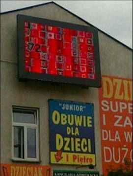 EKRAN LED JAROSŁAW, JANA PAWŁA II TEL.782 666 777
