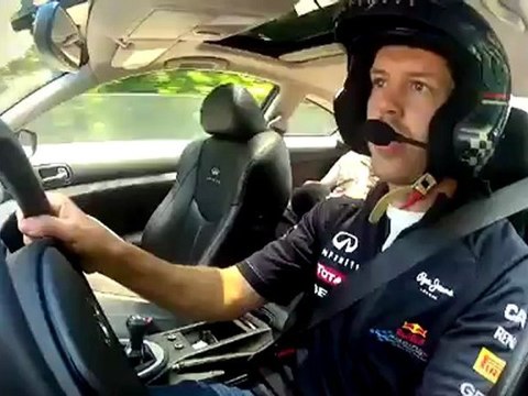 Sebastian Vettel drives New Jersey F1 track (2012)