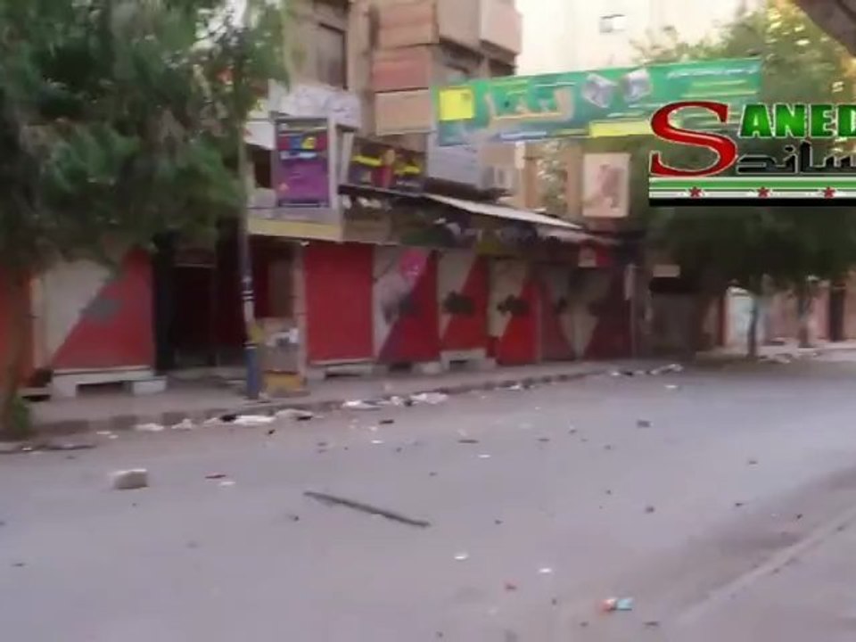 Syria فري برس  ديرالزور قطع الطرقات وإضراب لمدينة دير الزور إحتجاجا على المجازر 12 6 2012  ج2 Deirezzor