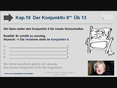 Kap. 19 Kurs A2-B1 Konjunktiv II irreale Wunschsätze Üb 13