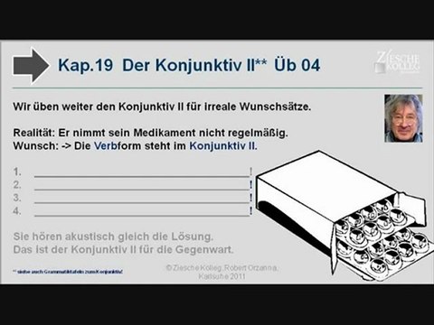 Kap. 19 Kurs A2-B1 Konjunktiv II irreale Wunschsätze Üb 04
