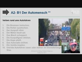 A2-B1 Automensch Verben zum Thema Auto Fan Rennfahrer