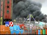 Major fire in Kukatpally Exhibition