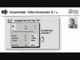E1 Einführung Gram-Tafel E1, E1