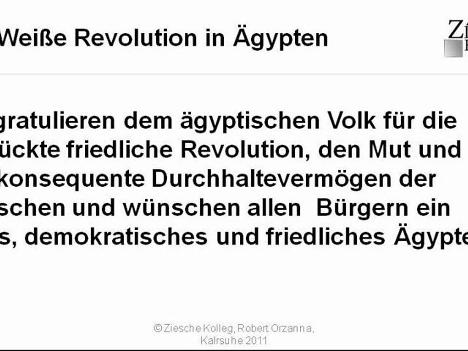 A1-A2 Lesetext: Weiße Revolution in Ägypten