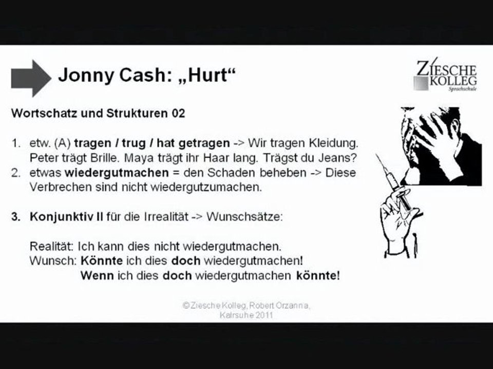 B1-2 jonny cash hurt wortschatz und strukturen 2