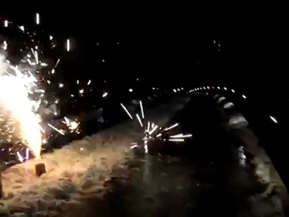 01.01.2011 auf der Karl-Birkmann-Brücke