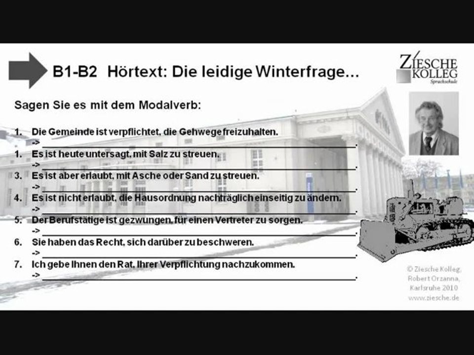 B1-b2 hörtext die leidige winterfrage modalverben
