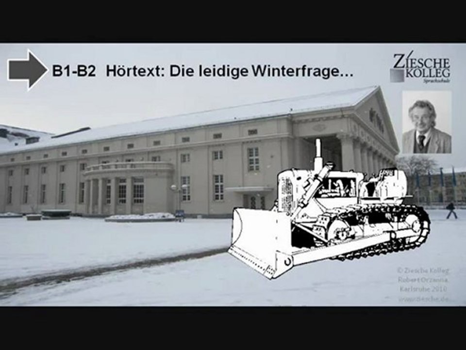 B1-B2 Hörtext Die leidige Winterfrage....