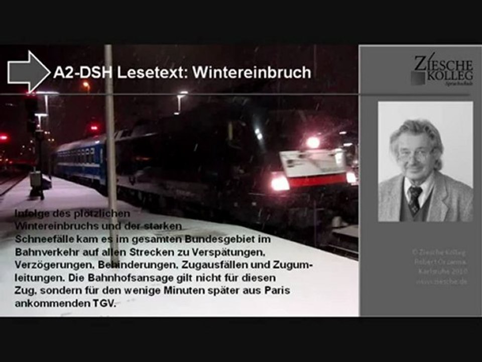 A2-DSH Lesetext CNL und Wintereinbruch S.01