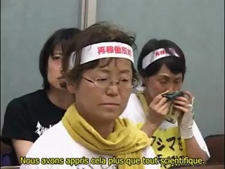 "Die-In" des femmes contre le redémarrage de la centrale d'Ooi 07.06.2012