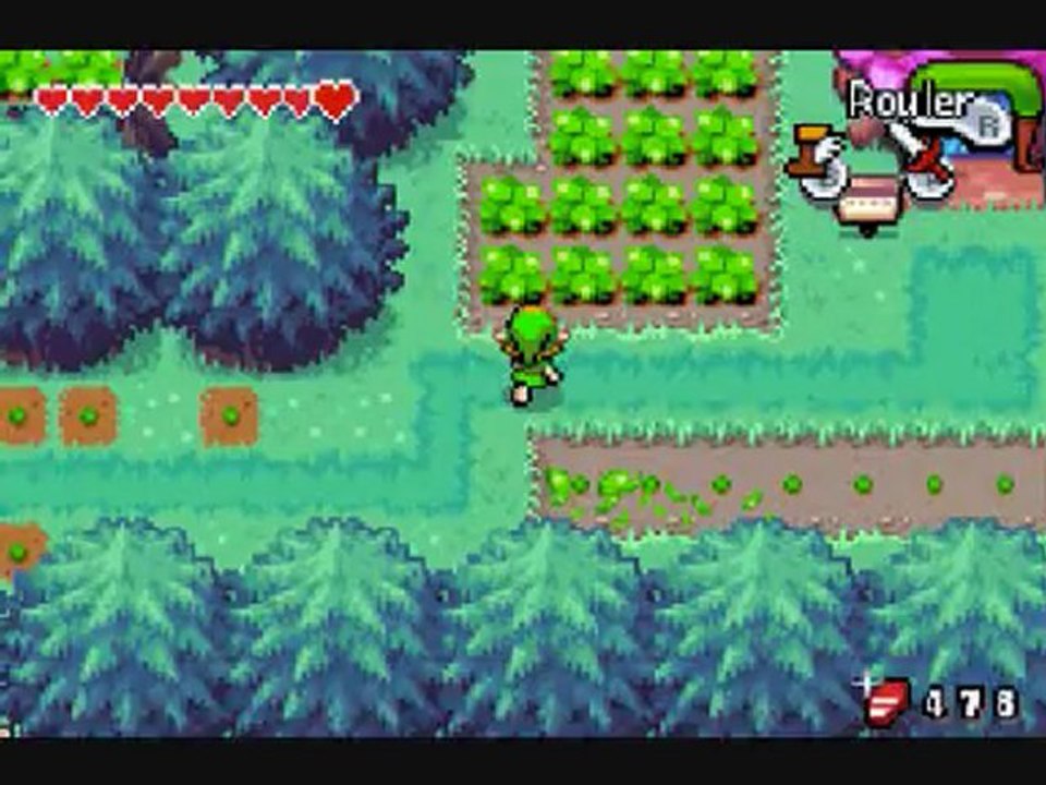 The legend of Zelda:the Minish Cap,10-Cassons le mur ensemble!