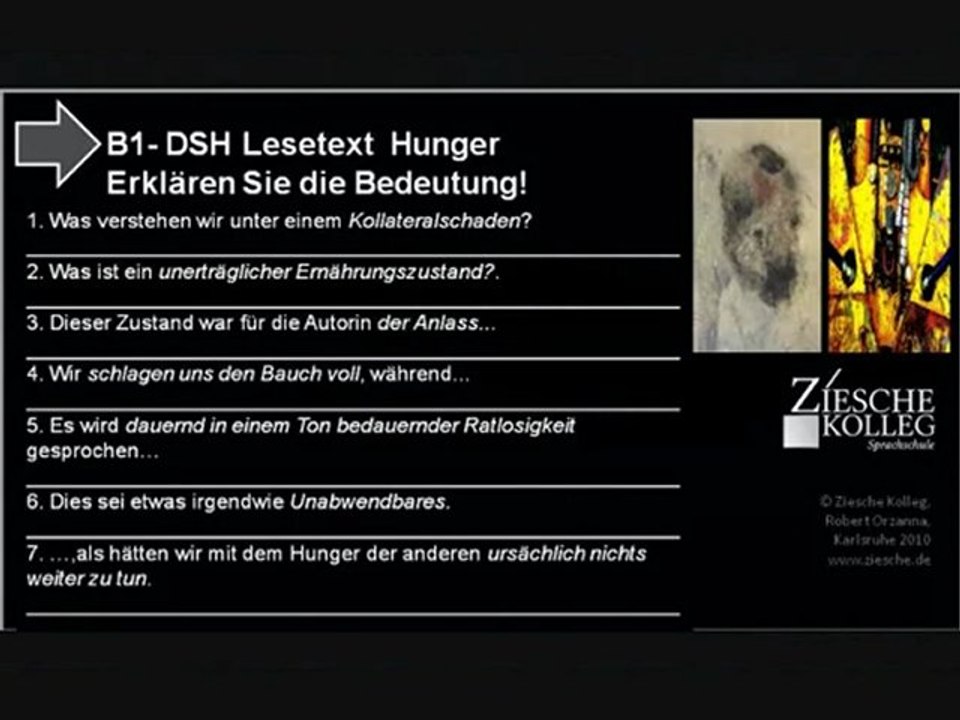 B1-DSH-Vorbereitung Lesetext Hunger Bedeutung S.04