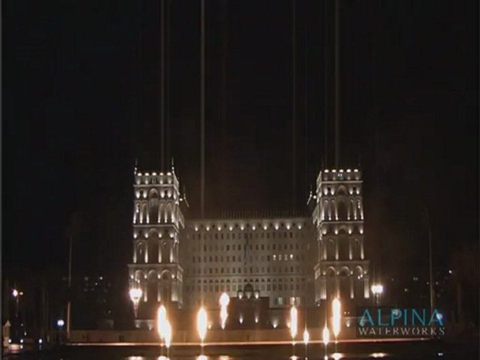 Семь Красавиц 003. Музыкальный фонтан в Баку