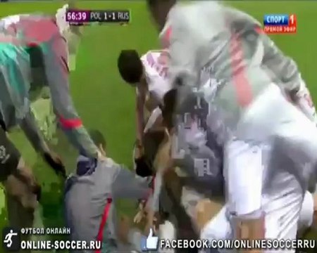 EURO 2012 POLOGNE-RUSSIE (1-1)