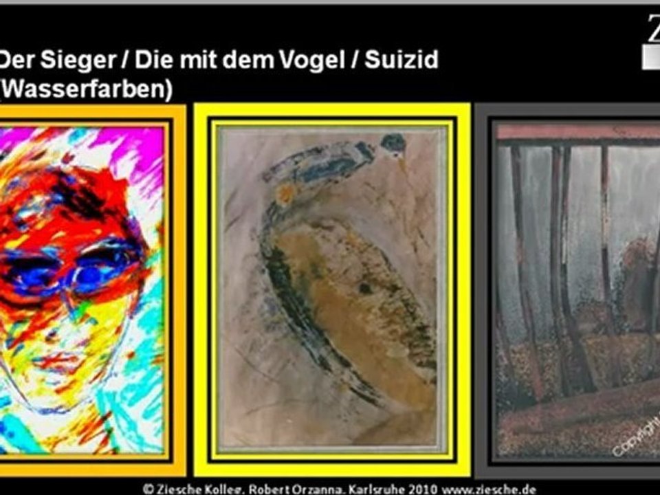 Kunst am Kolleg 3 Personen 3 Welten Teil 01
