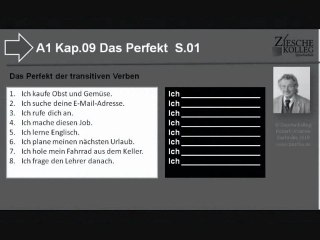 A1 Kap.09 das Perfekt S.01 trans. Verben