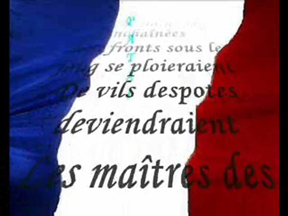 La Marseillaise (texte original)
