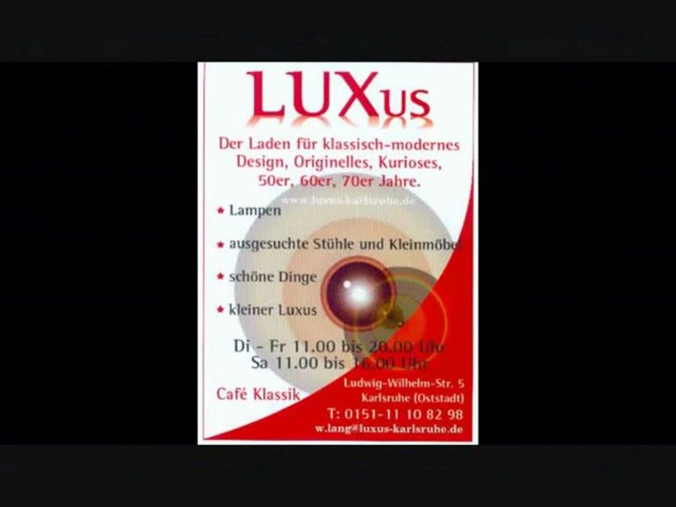 A1-A2 Hör- und Lesetext zu Plakat LUXus