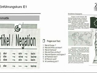 E 1 Einführungskurs Basics Ein bisschen Geografie