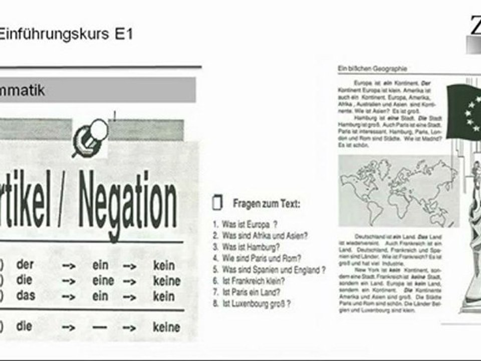 E 1 Einführungskurs Basics Ein bisschen Geografie