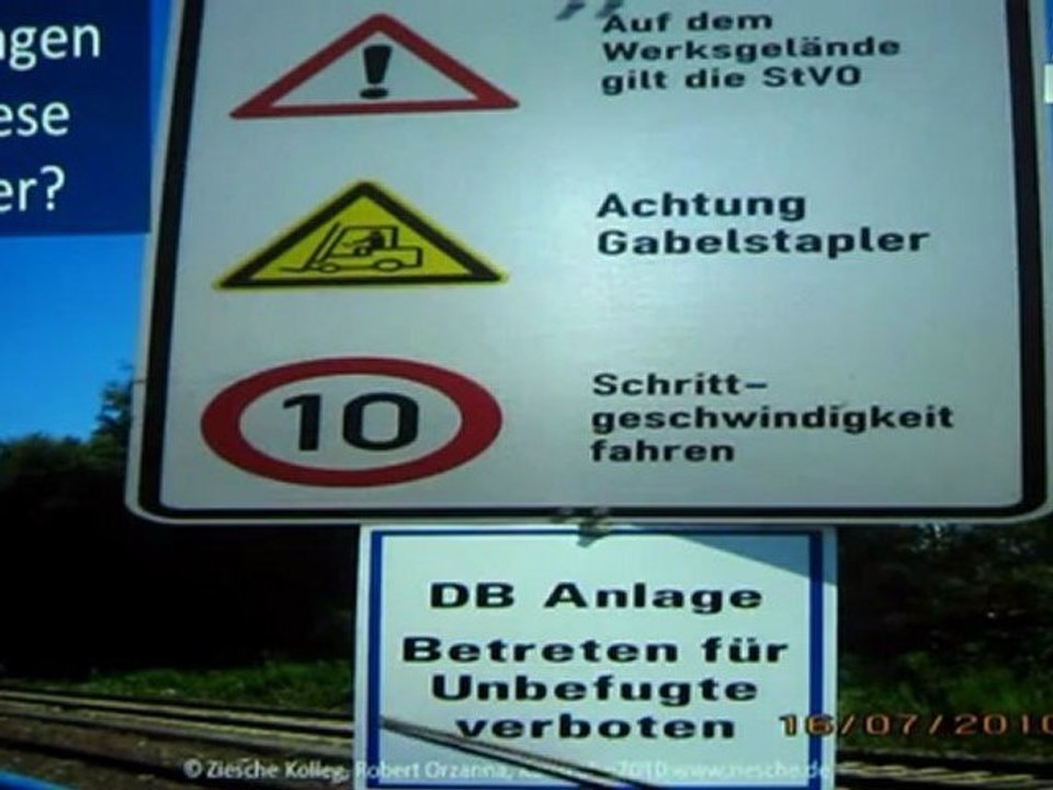 A1-2 Hörtext Konversation Thema: Achtung Schilder!