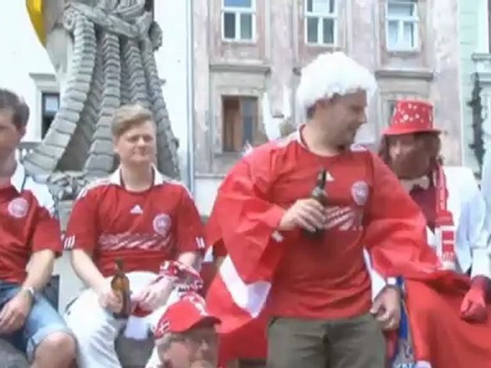 Dänische Fans mehr als zuversichtlich