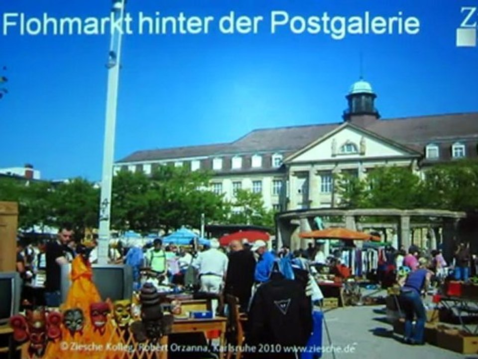A1-2 Hörtext Flohmarkt hinter Postgalerie