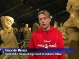 Fairytale world at Belgium sand sculpture festival