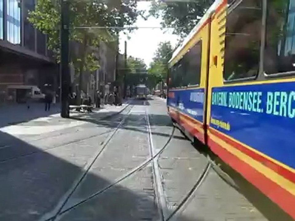 Lesetext Karlsruhe Mit der Linie 4 vom Kronenplatz zum Durlacher Tor